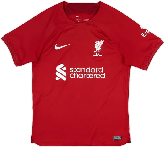 2022-23 Liverpool Home Shirt Luis Diaz #23 - 7/10 - (S)