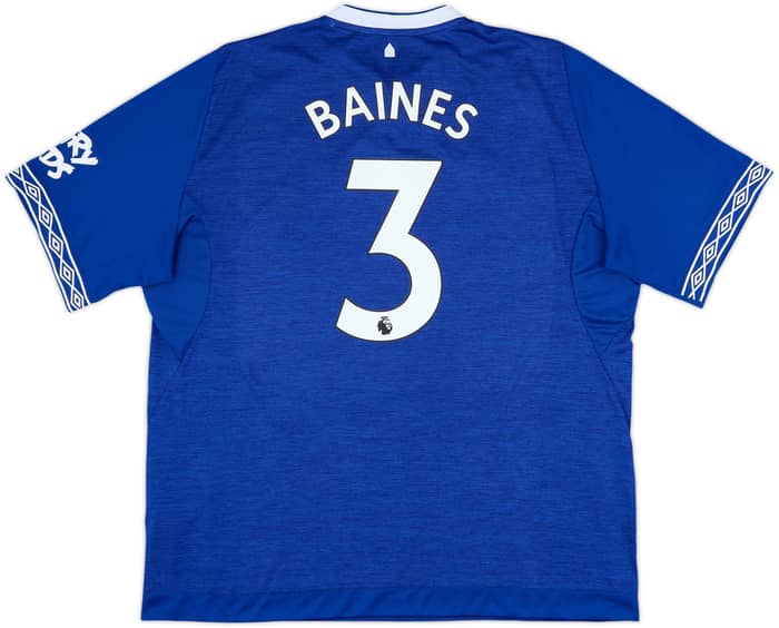 2018-19 Everton Home Shirt Baines #3 - 8/10 - (3XL)
