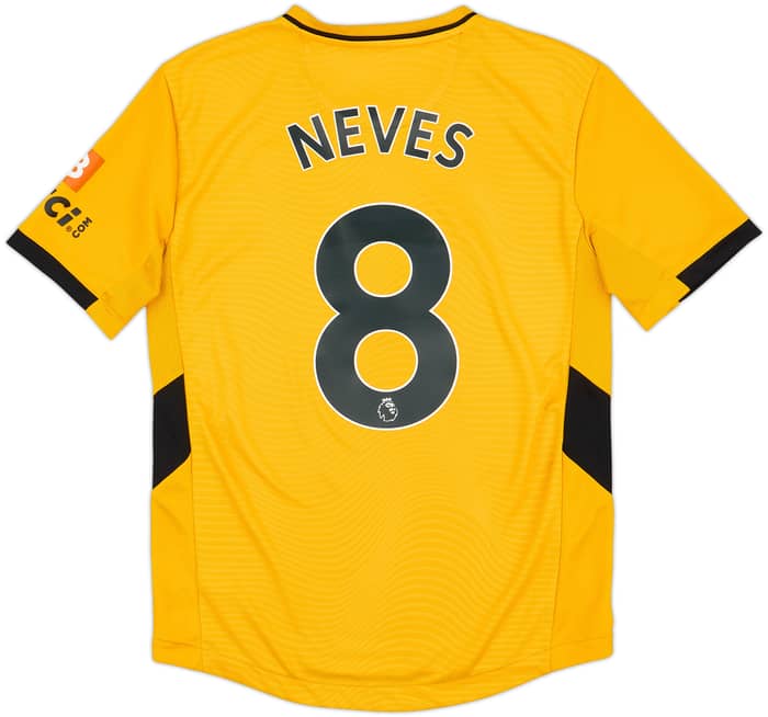 2021-22 Wolves Home Shirt Neves #8 - 7/10 - (M)