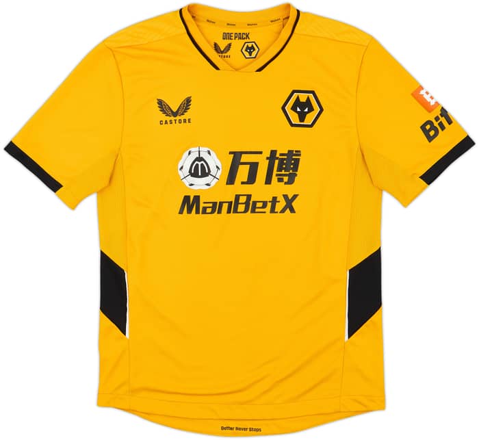 2021-22 Wolves Home Shirt Neves #8 - 7/10 - (M)