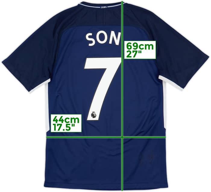 2017-18 Tottenham Away Shirt Son #7 - 8/10 - (S)