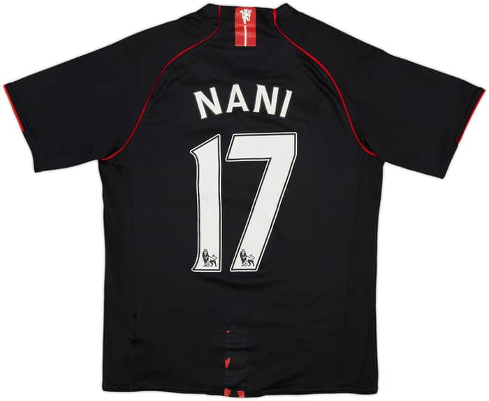 2007-08 Manchester United Away Shirt Nani #17 - 5/10 - (XL.Boys)