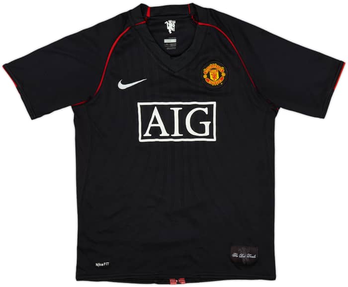 2007-08 Manchester United Away Shirt Nani #17 - 5/10 - (XL.Boys)
