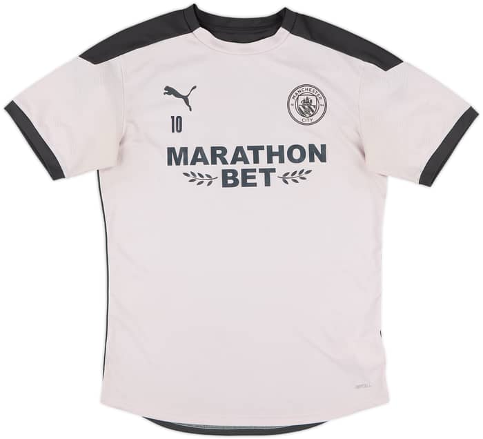 2020-21 Manchester City Player Issue Training Shirt #10 - 7/10 - (M)