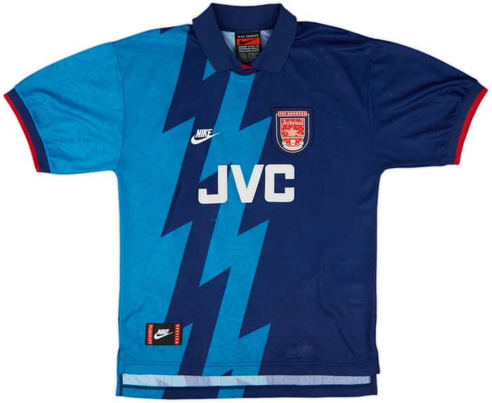 1995-96 Arsenal Away Shirt Wright #8 - 8/10 - (M)