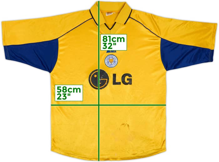 2002-03 Leicester Away Shirt - 4/10 - (XL)