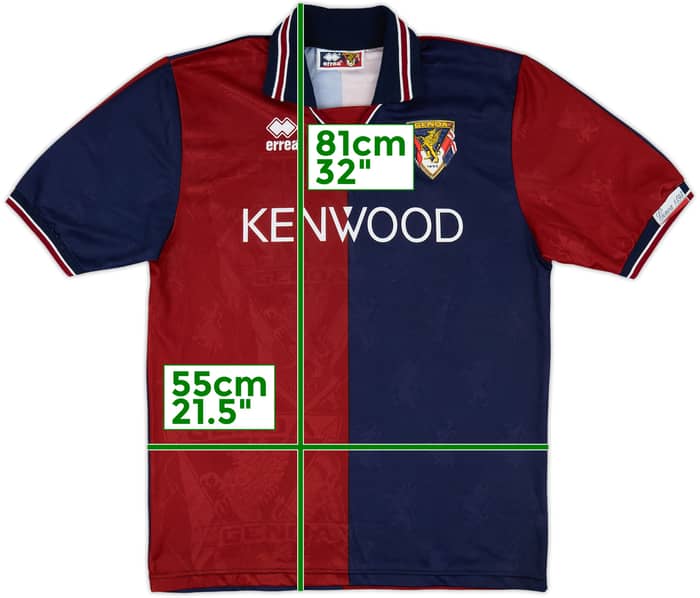 1994-95 Genoa Home Shirt #10 - 5/10 - (L)