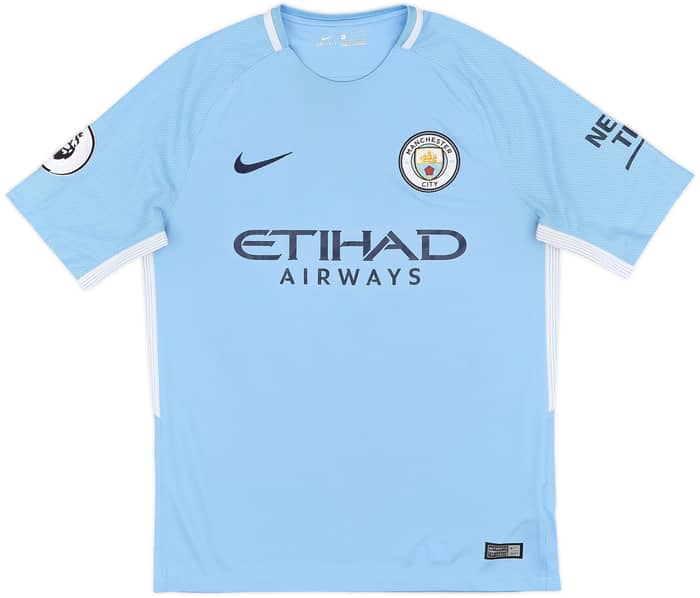 2017-18 Manchester City Home Shirt Kun Aguero #10 - 10/10 - (M)