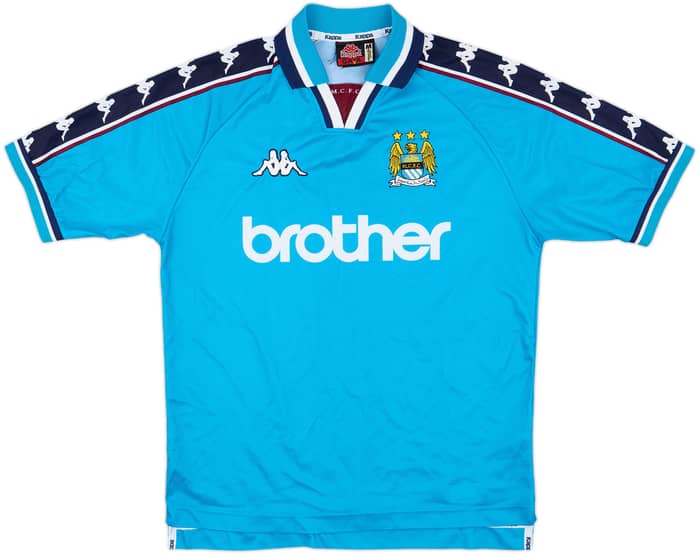 1997-99 Manchester City Home Shirt - 9/10 - (M)