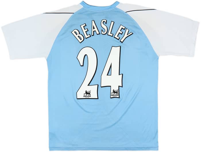 2006-07 Manchester City Home Shirt Beasley #24 - 7/10 - (L)