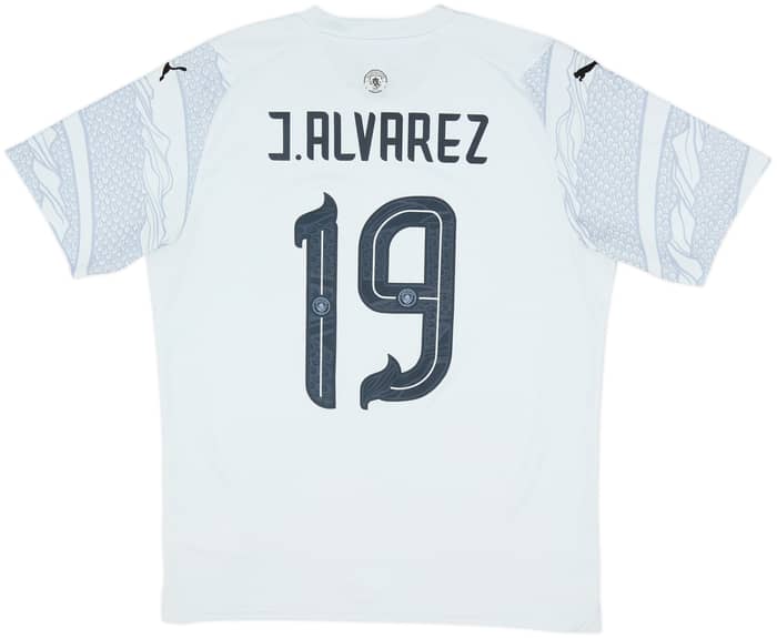 2023-24 Manchester City Puma 'Year of the Dragon' Shirt J.Alvarez #19 - 10/10 - (M)
