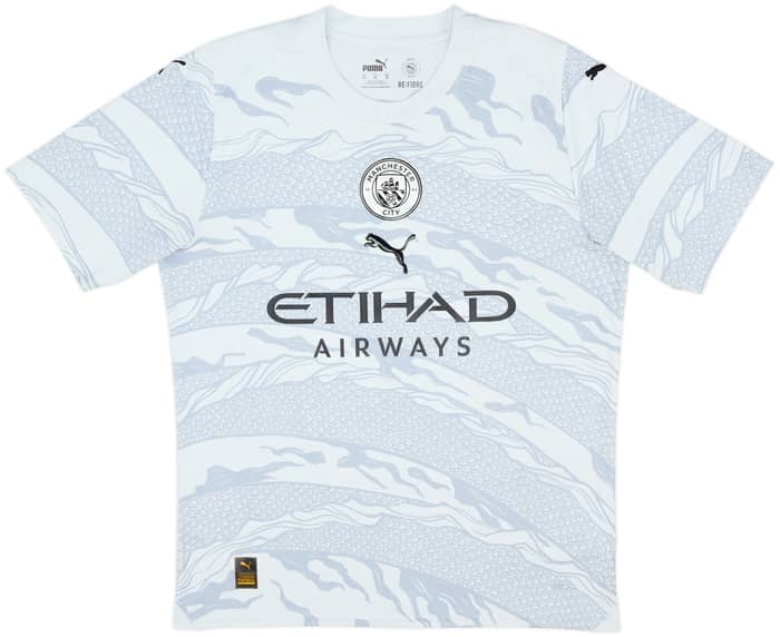 2023-24 Manchester City Puma 'Year of the Dragon' Shirt J.Alvarez #19 - 10/10 - (M)