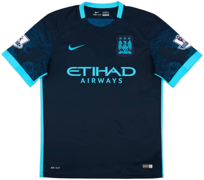 2015-16 Manchester City Away Shirt Silva #21 - 10/10 - (M)