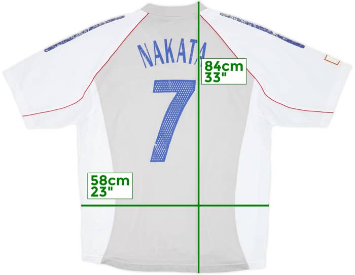 2002-04 Japan Away Shirt Nakata #7 - 5/10 - (XL)