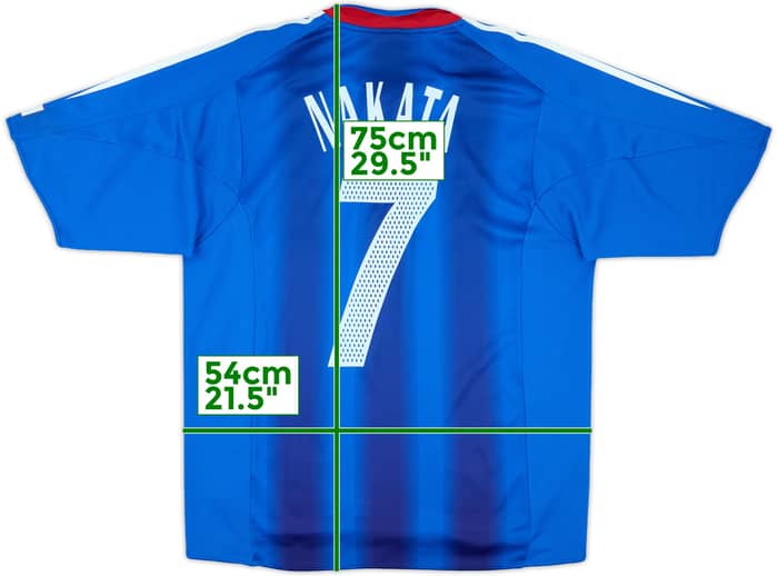 2004-06 Japan Home Shirt Nakata #7 - 7/10 - (L)