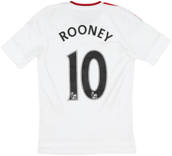 2015-16 Manchester United Away Shirt Rooney #10 - 7/10 - (XS)