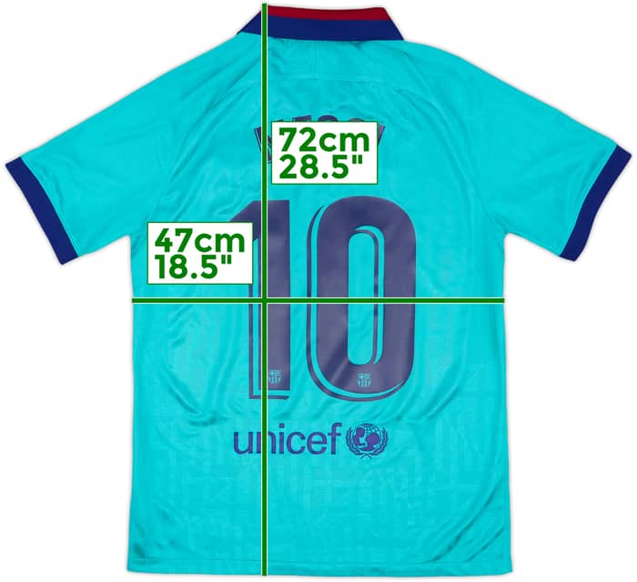2019-20 Barcelona Third CL Shirt Messi #10 - 10/10 - (M)