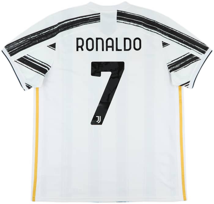 2020-21 Juventus Home Shirt Ronaldo #7 - 9/10 - (XL)