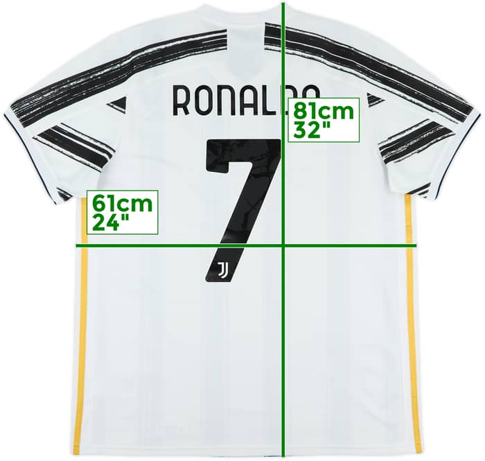 2020-21 Juventus Home Shirt Ronaldo #7 - 9/10 - (XL)