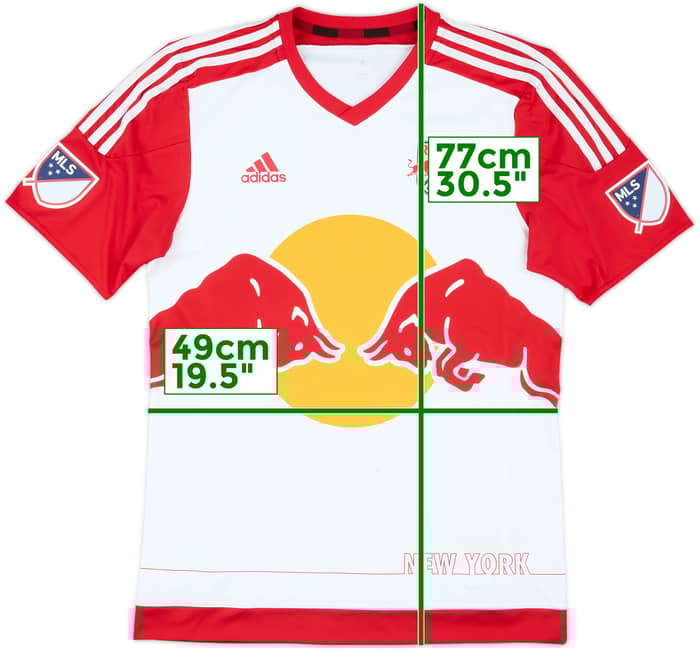 2015-16 New York Red Bulls Home Shirt - 8/10 - (L)