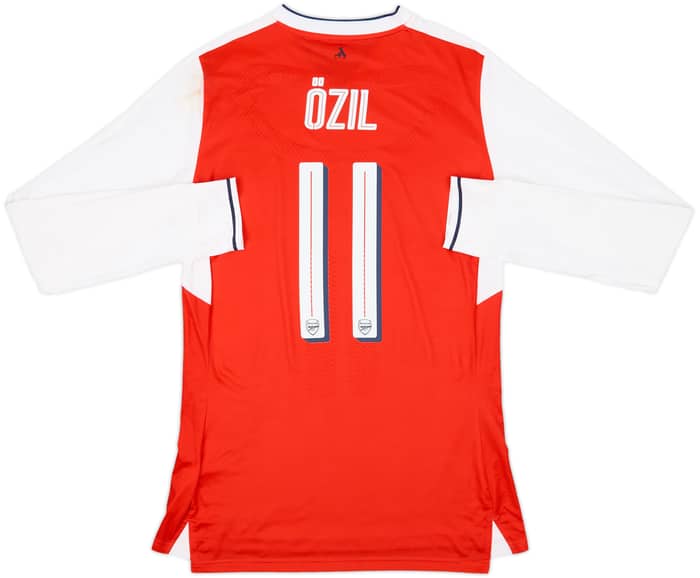2016-17 Arsenal Authentic Home L/S Shirt Ozil #11 - 7/10 - (XL)