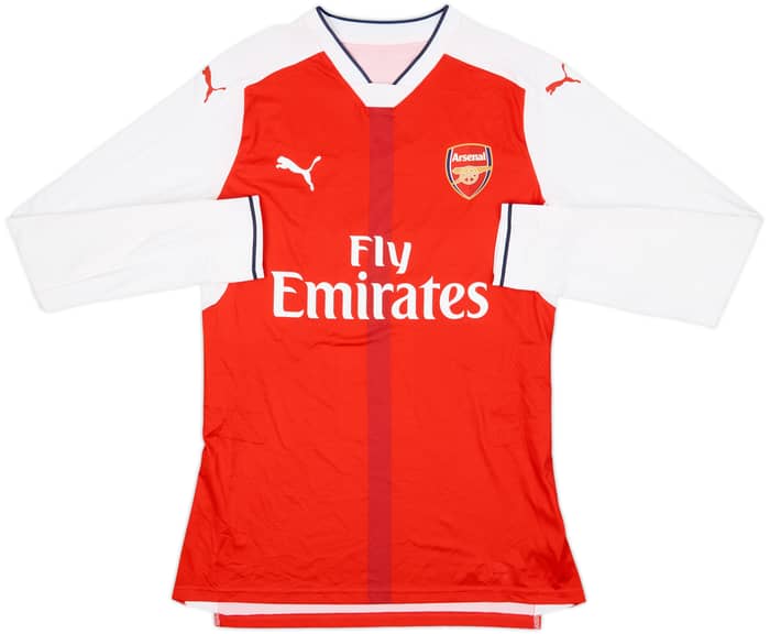 2016-17 Arsenal Authentic Home L/S Shirt Ozil #11 - 7/10 - (XL)