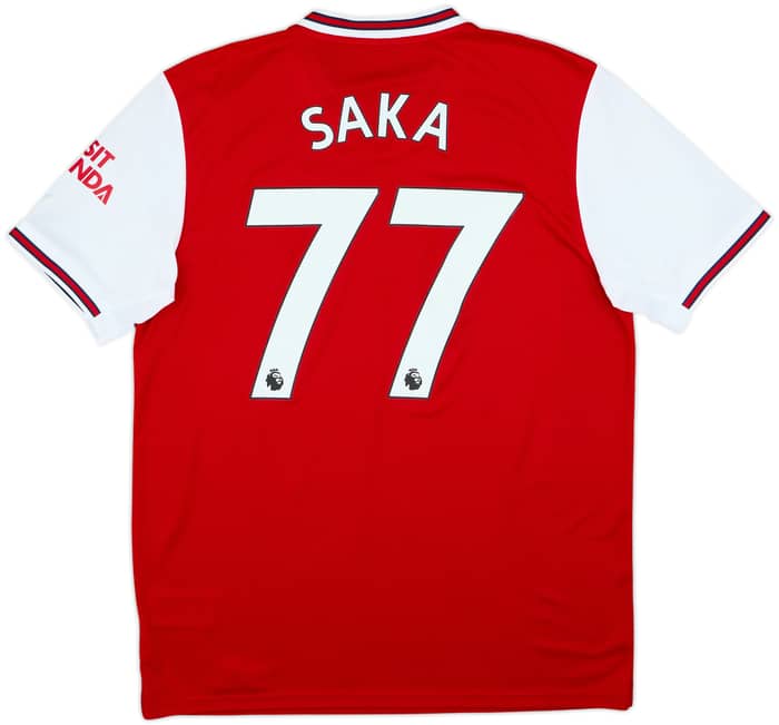 2019-20 Arsenal Home Shirt Saka #77 (L)