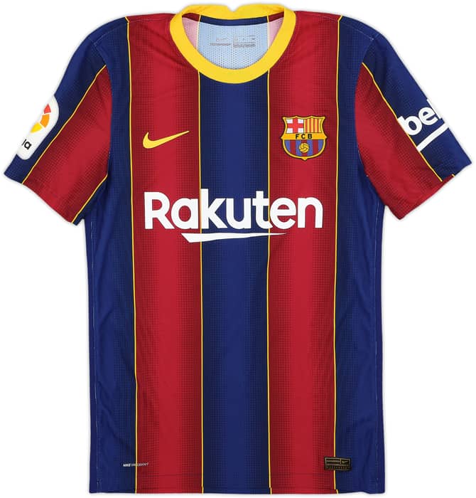 2020-21 Barcelona Authentic Home Shirt Messi #10 - 10/10 - (S)