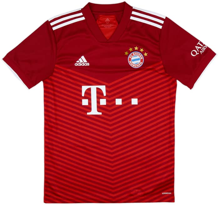 2021-22 Bayern Munich Home Shirt Musiala #42 - 10/10 - (M)
