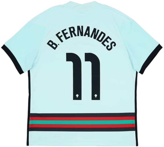 2020-22 Portugal Away Shirt B.Fernandes #11 - 5/10 - (XL)