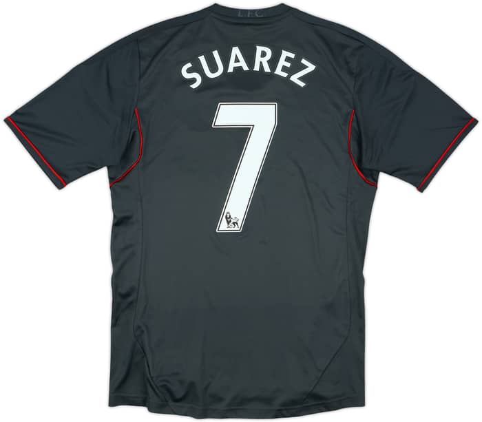 2011-12 Liverpool Away Shirt Suarez #7 - 8/10 - (S)