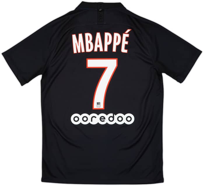 2019-20 Paris Saint-Germain Fourth Shirt Mbappe #7 - 5/10 - (M)