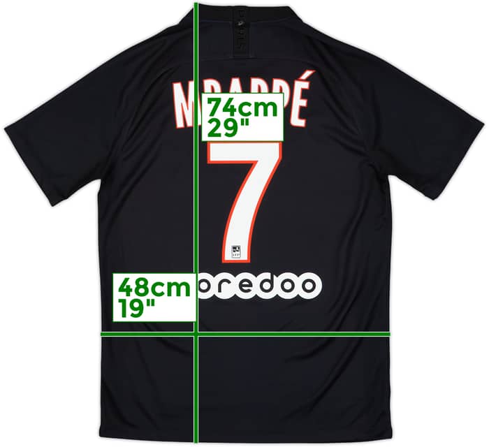 2019-20 Paris Saint-Germain Fourth Shirt Mbappe #7 - 5/10 - (M)