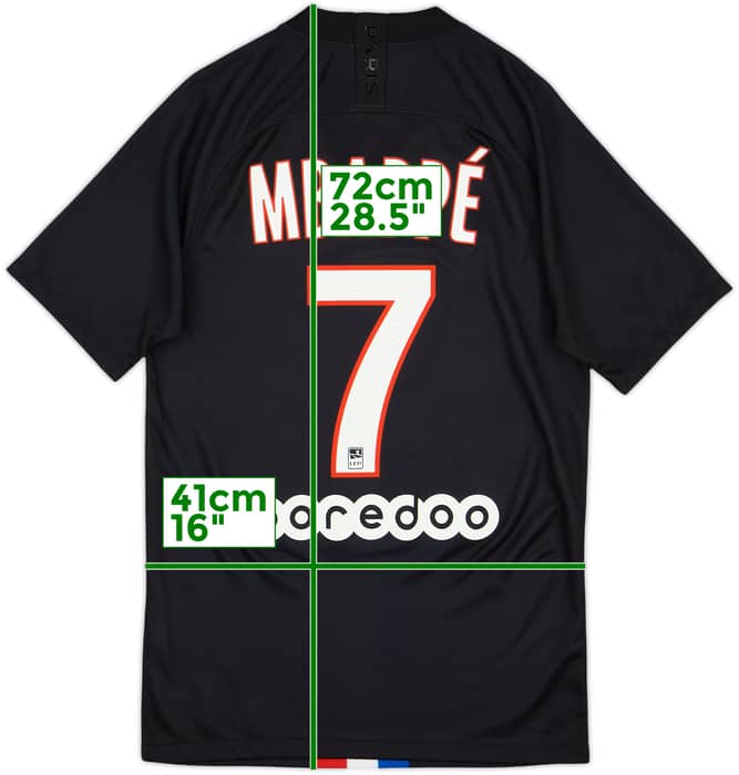 2019-20 Paris Saint-Germain Fourth Shirt Mbappe #7 - 8/10 - (XS)