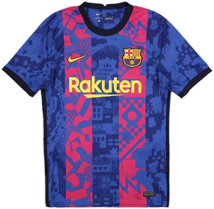 2021-22 Barcelona Third Shirt F. De Jong #21 - 8/10 - (S)