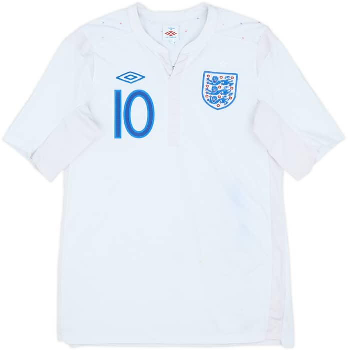 2010-11 England Home Shirt Rooney #10 - 5/10 - (S)