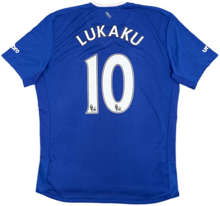 2016-17 Everton Home Shirt Lukaku #10 - 8/10 - (L)