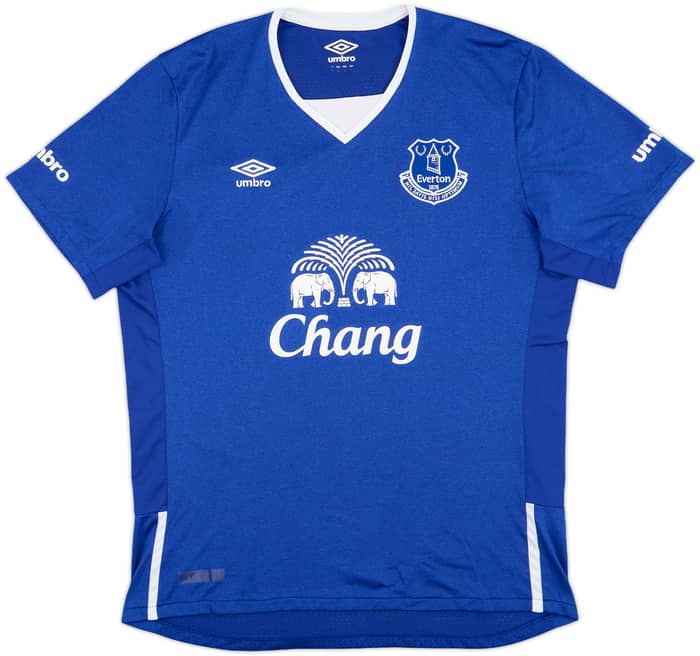 2016-17 Everton Home Shirt Lukaku #10 - 8/10 - (L)
