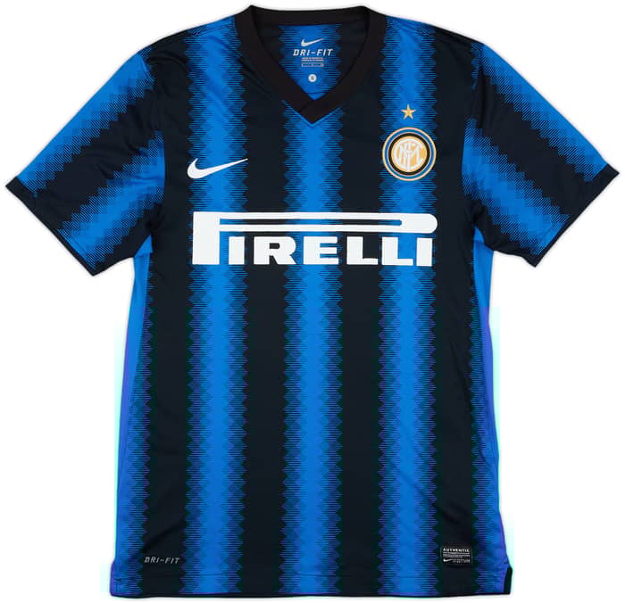 2010-11 Inter Milan Home Shirt Eto'o #9 - 7/10 - (S)