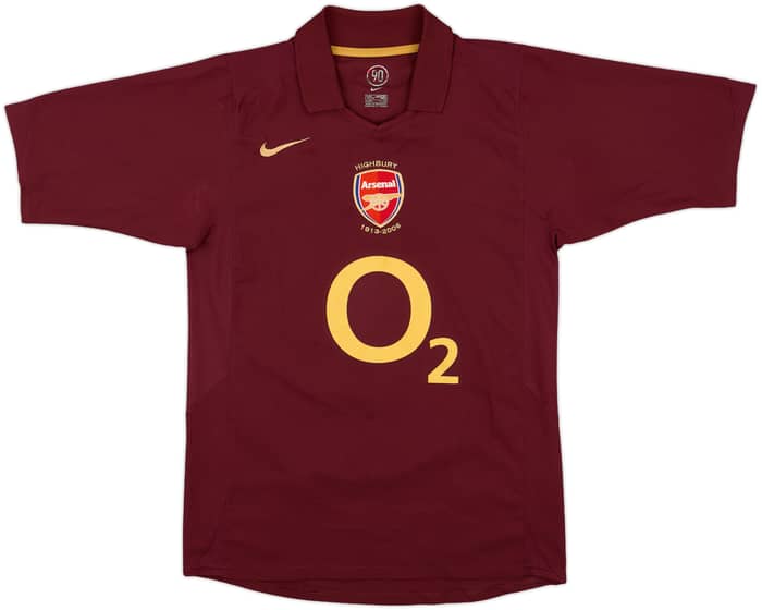 2005-06 Arsenal Home Shirt Henry #14 - 8/10 - (S)