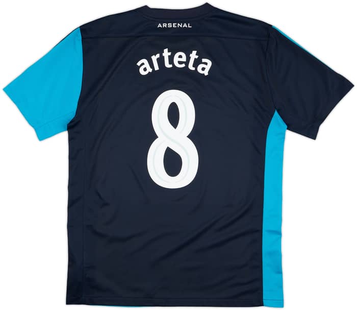 2011-12 Arsenal Away Shirt Arteta #8 - 8/10 - (L)