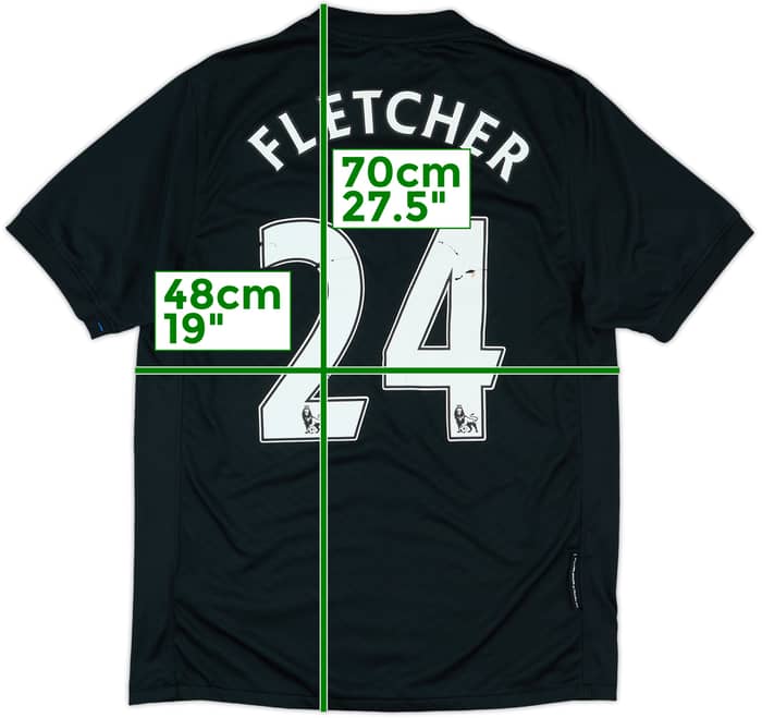 2009-10 Manchester United Away Shirt Fletcher #24 - 6/10 - (S)