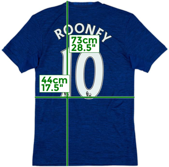 2016-17 Manchester United Away Shirt Rooney #10 - 9/10 - (XS)