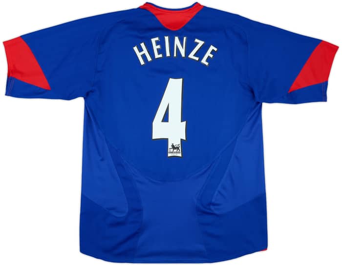2005-06 Manchester United Away Shirt Heinze #4 - 7/10 - (M)