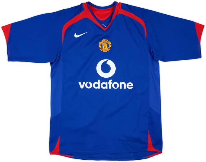 2005-06 Manchester United Away Shirt Heinze #4 - 7/10 - (M)