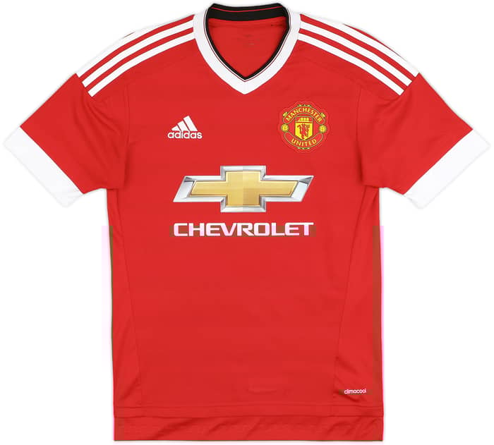 2015-16 Manchester United Home Shirt Rooney #10 - 9/10 - (XS)