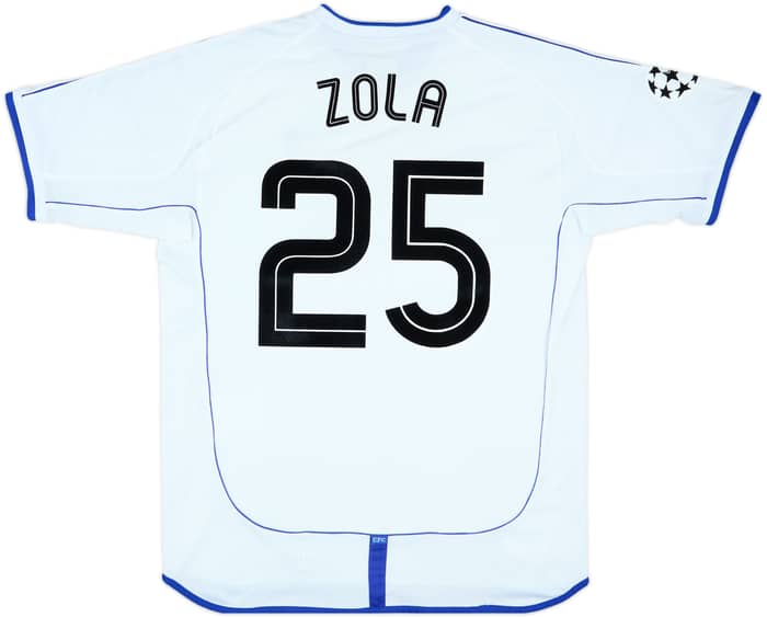 2001-03 Chelsea Away Shirt Zola #25 - 8/10 - (L)