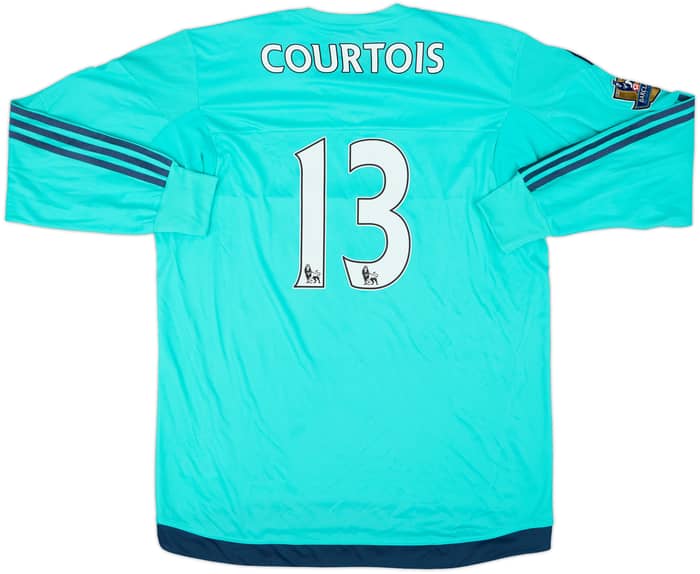 2015-16 Chelsea Player Issue GK Shirt Courtois #13 (XL)