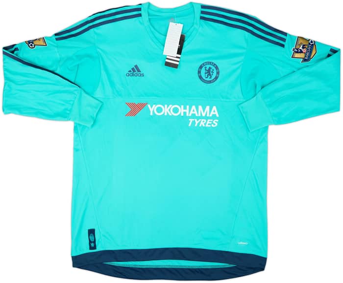 2015-16 Chelsea Player Issue GK Shirt Courtois #13 (XL)