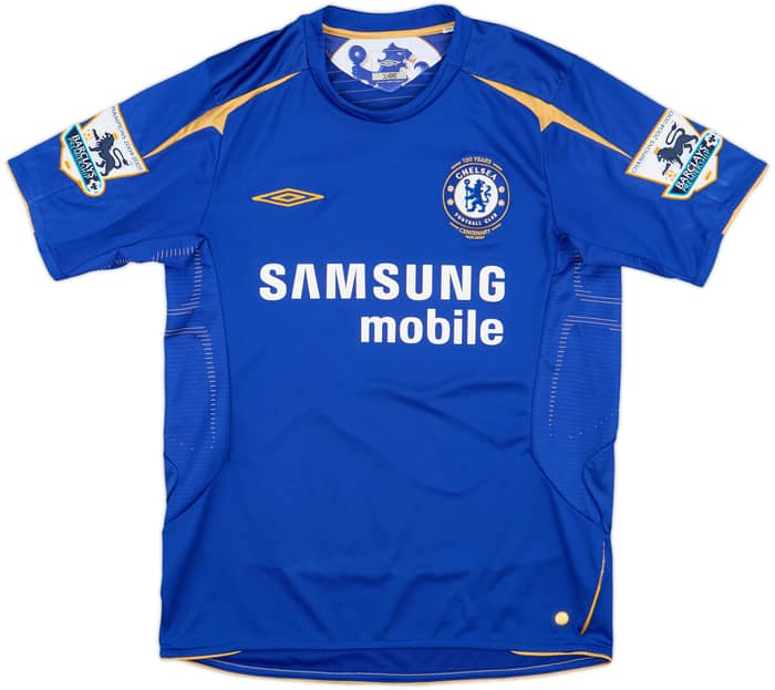 2005-06 Chelsea Centenary Home Shirt J.Cole #10 - 9/10 - (S)